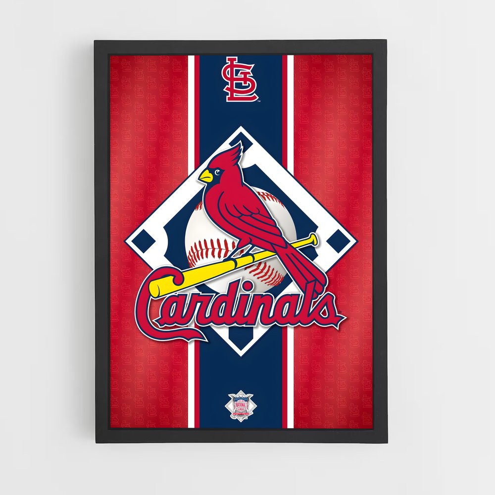 Poster Cardinal's Pride – affiche Baseball (vue 2)